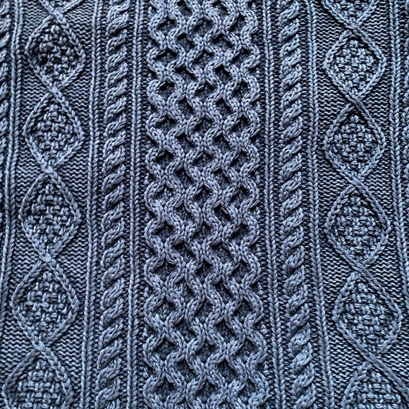 L.l.bean Women’s Signature Cotton Fisherman’s Sweater Rope with Side Zippers - Picture 4 of 7